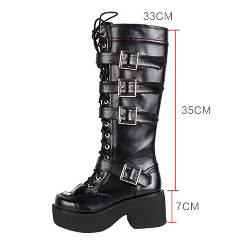 Funki Findz | Boots | Women's Japanese Gothic Platform Boots