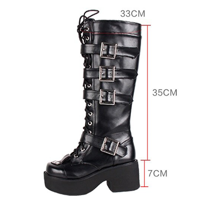 Funki Findz | Boots | Women's Japanese Gothic Platform Boots