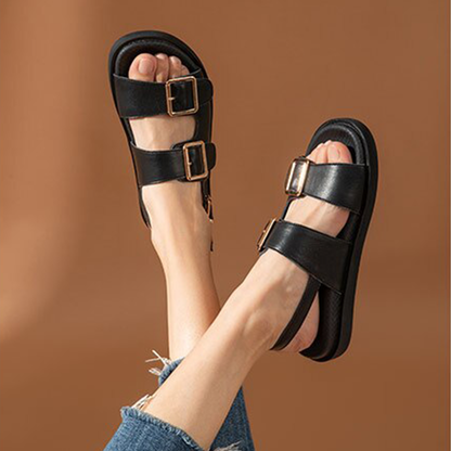 Funki Findz | Shoes | Women's Summer Leather Slide Sandals