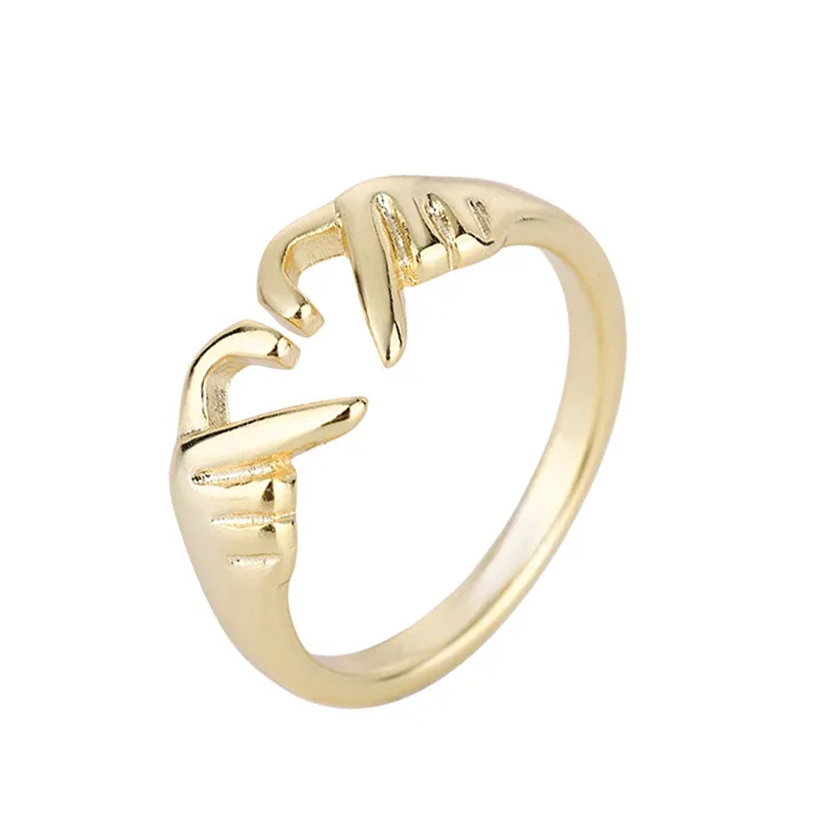 Funki Findz | Rings | Women's Love Heart Hand Gesture Ring