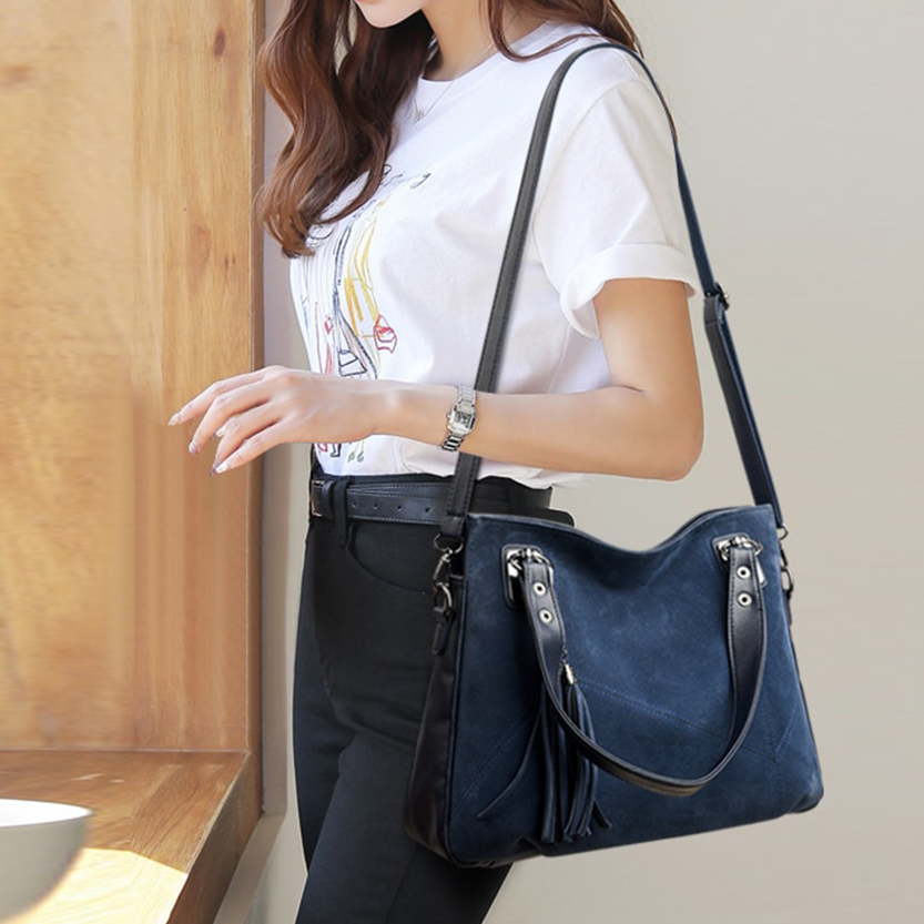 Funki Findz | Bags | Handbags | Women's Suede Shoulder Bag