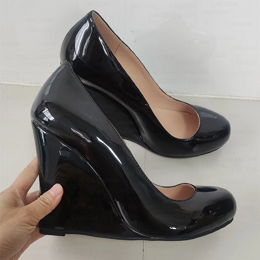 Funki Findz | Shoes | Women's Platform Wedge Patent Pumps