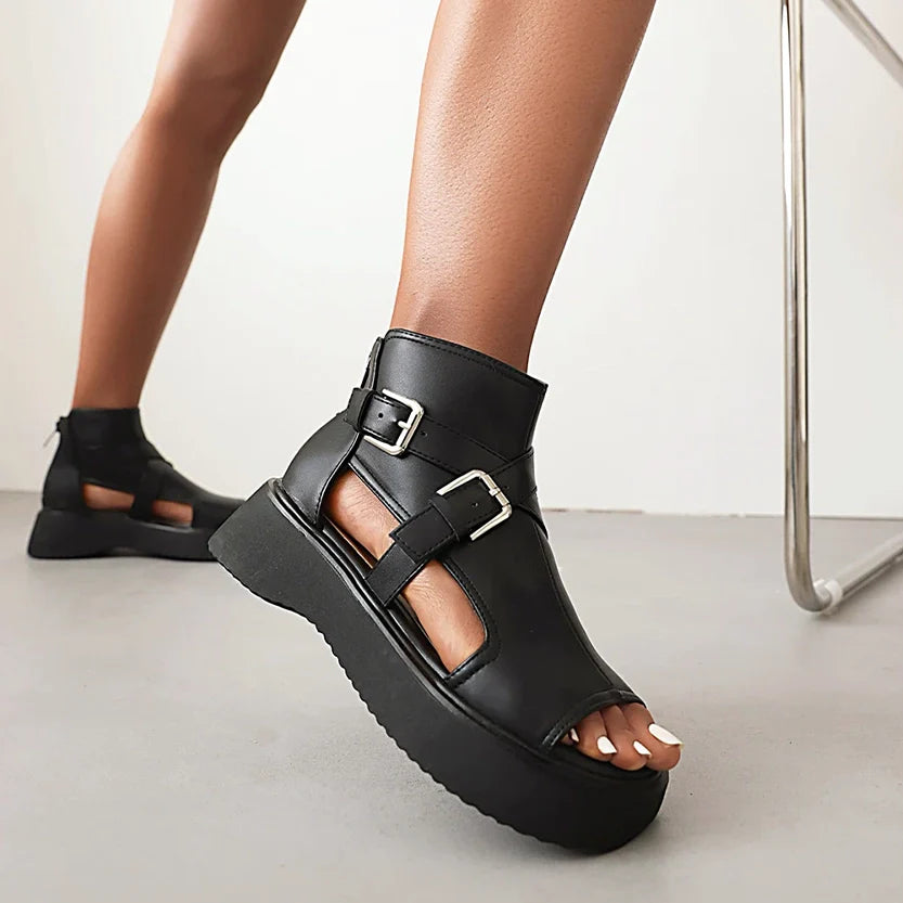 Funki Findz | Shoes | Women's Low Platform Wedge Sandals