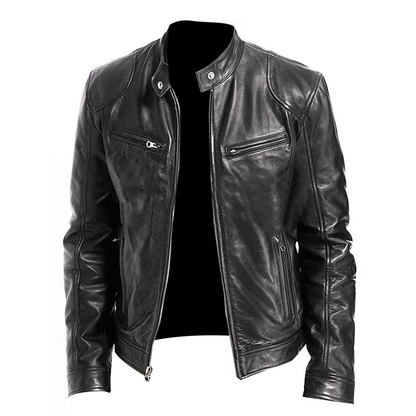 Funki Findz | Jackets | Men's Standing Collar Biker Jackets