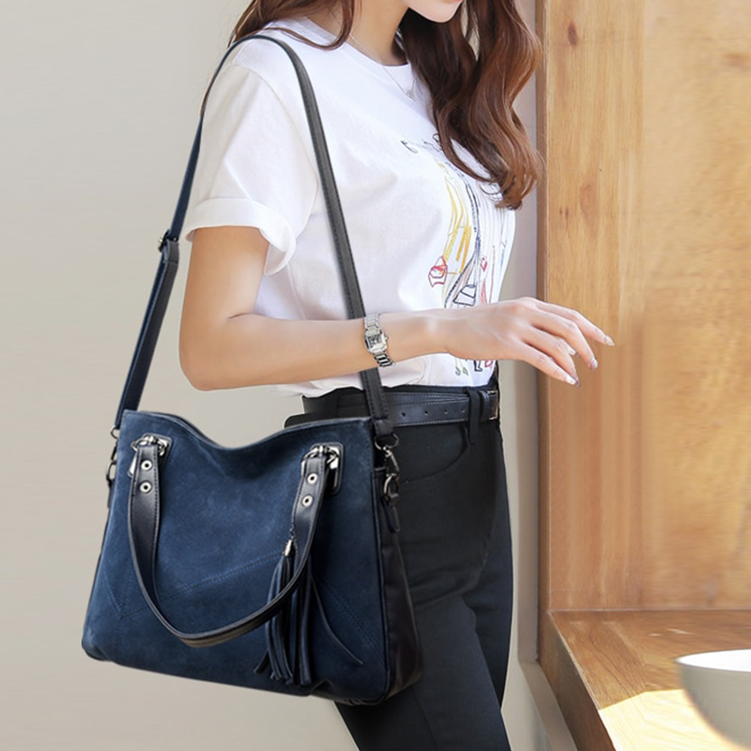 Funki Findz | Bags | Handbags | Women's Suede Shoulder Bag