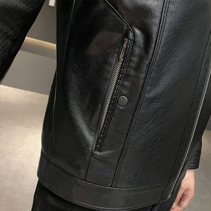 Funki Findz | Jackets | Men's Luxury Faux Leather Winter Jacket