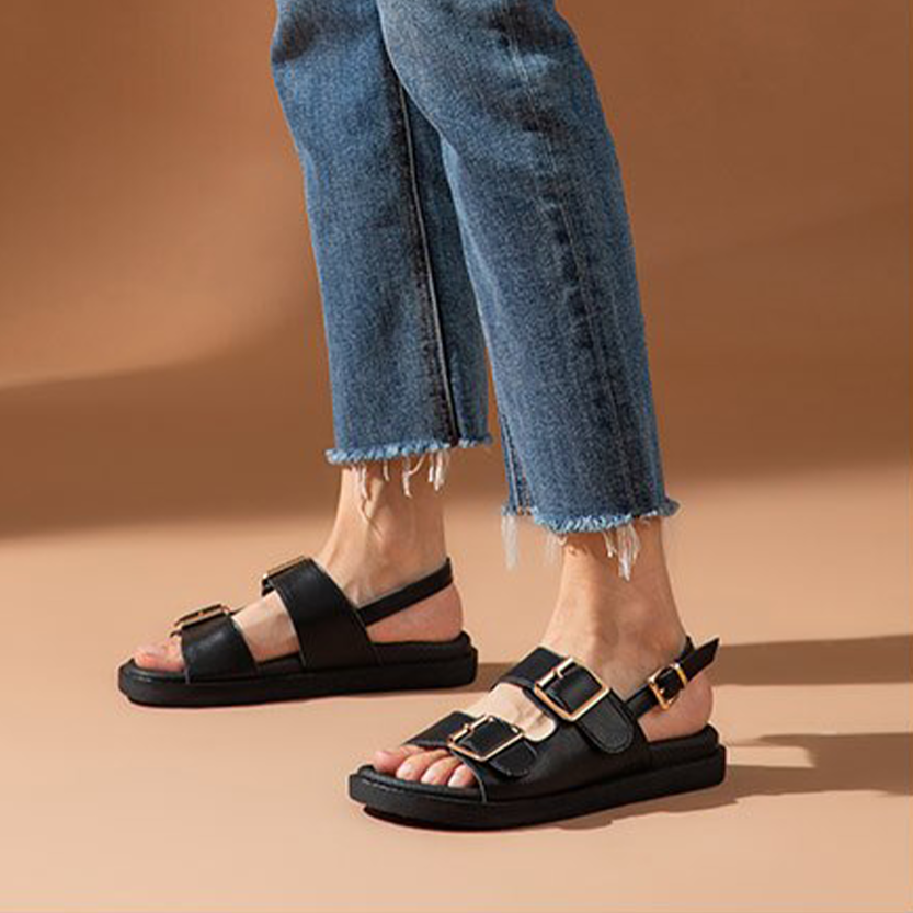 Funki Findz | Shoes | Women's Summer Leather Slide Sandals