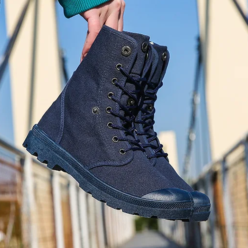 Funki Findz | Boots | Men's Canvas High Top Combat Boots