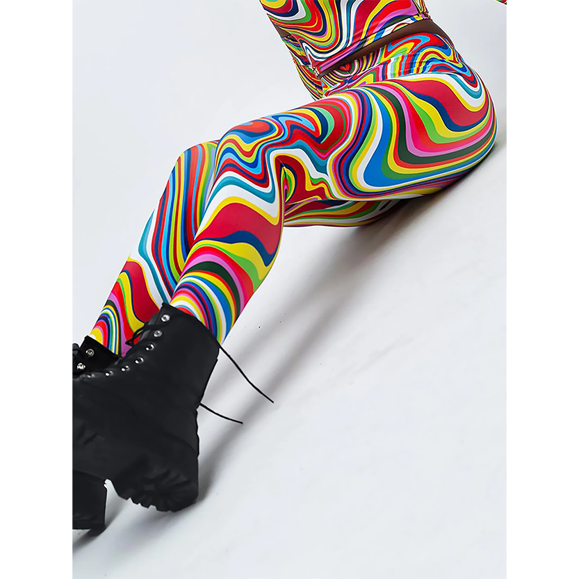 Funki Findz | Pants | Women's Fitness Leggings | Skull, Web, Swirl