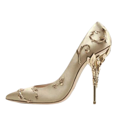 Funki Findz | Shoes | Women's Elegant Silk Formal Prom Stilettos