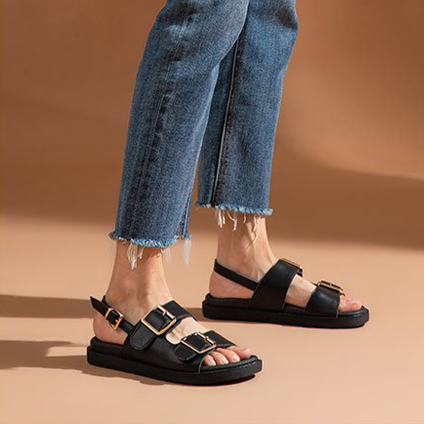 Funki Findz | Shoes | Women's Summer Leather Slide Sandals