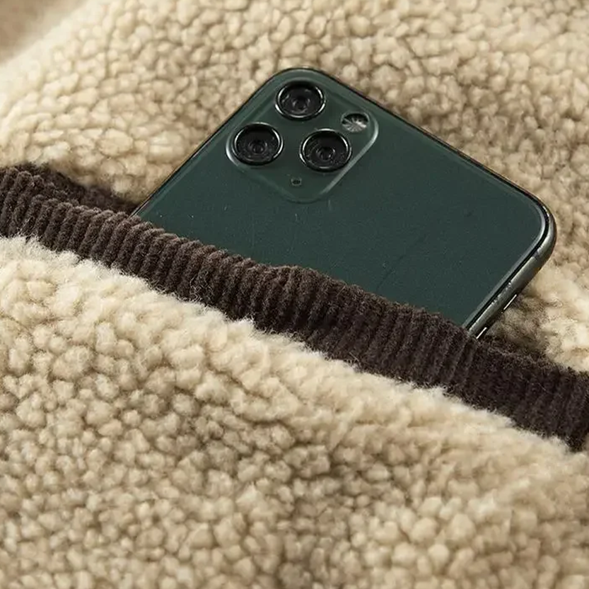 Funki Findz | Jackets | Men's Corduroy Fleece Winter Jacket