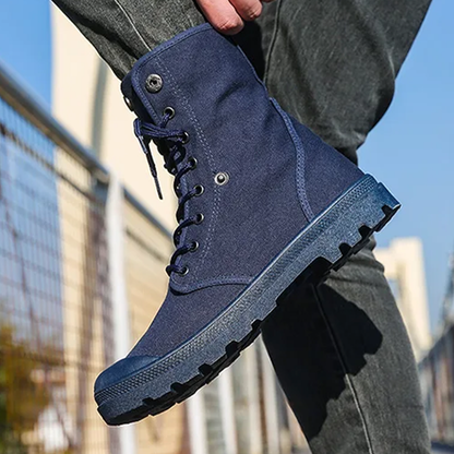 Funki Findz | Boots | Men's Canvas High Top Combat Boots