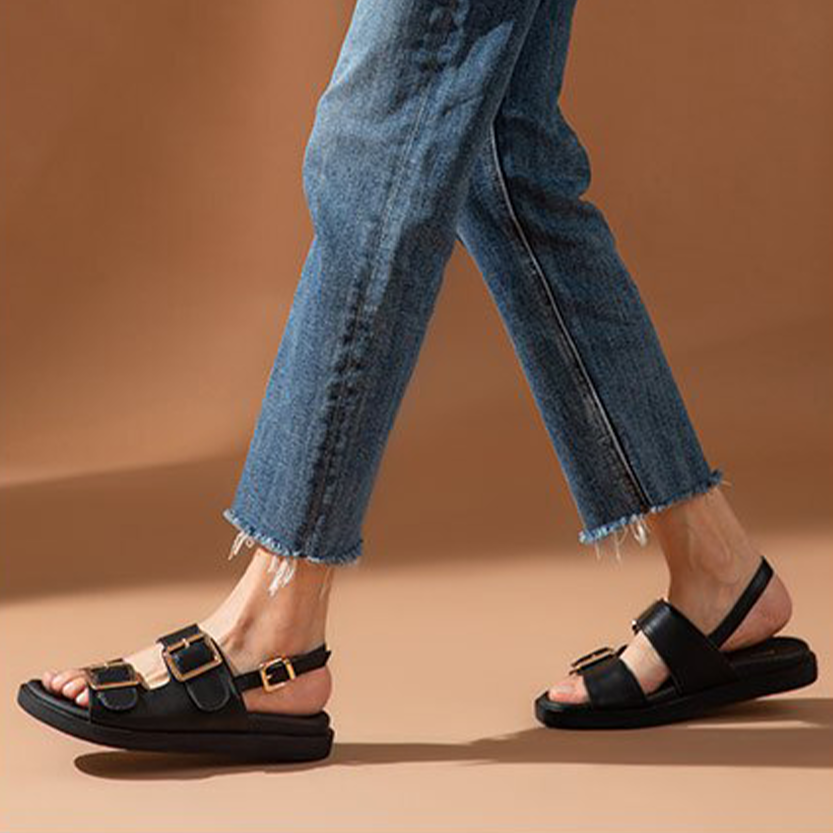 Funki Findz | Shoes | Women's Summer Leather Slide Sandals