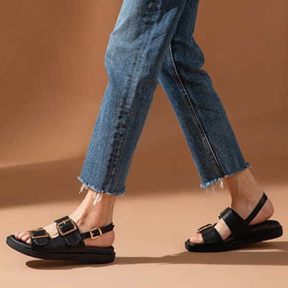 Funki Findz | Shoes | Women's Summer Leather Slide Sandals