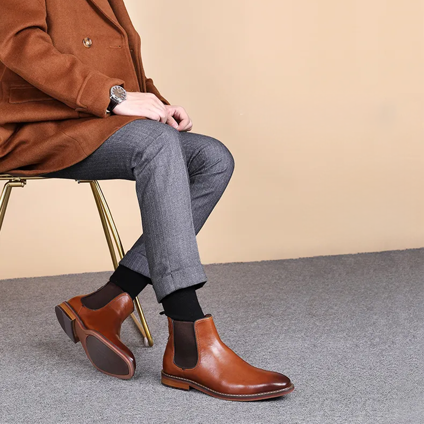 Funki Findz | Boots | Men's Stylish Luxury Leather Chelsea Boots