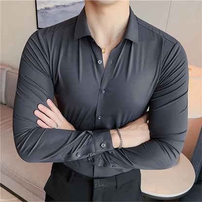 Funki Findz | Shirts | Men's Slim Fit British Style Dress Shirt 7XL