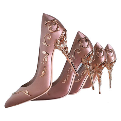 Funki Findz | Shoes | Women's Elegant Silk Formal Prom Stilettos