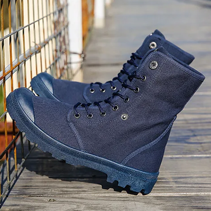 Funki Findz | Boots | Men's Canvas High Top Combat Boots