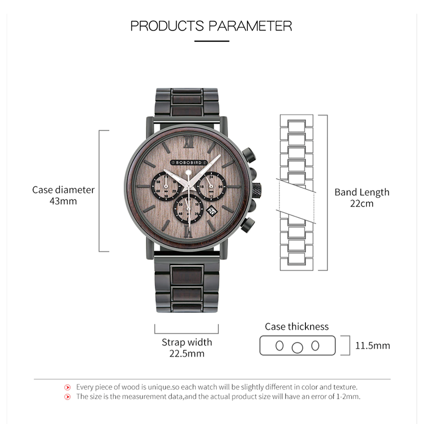 Funki Findz | Watches | Men's Luxury Wood Watch | Gift Box Set