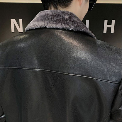 Funki Findz | Jackets | Men's Luxury Faux Leather Winter Jacket