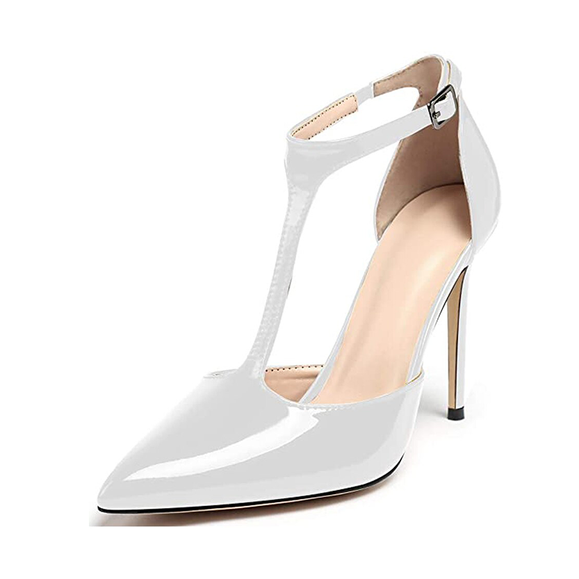 Funki Findz | Shoes | Women's Patent High Heel T-Strap Stilettos