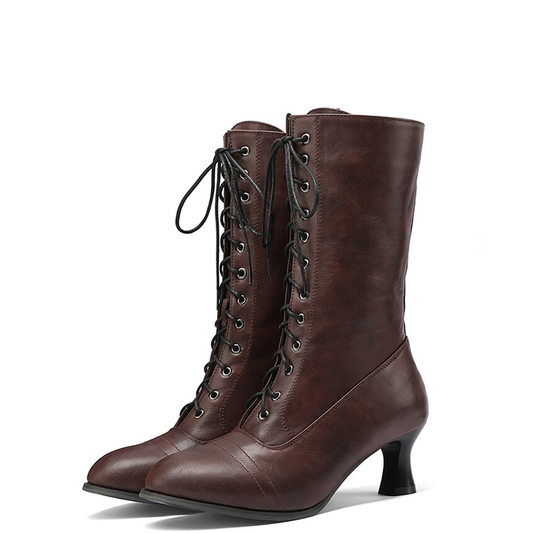 Funki Findz | Boots | Women's Victorian Style Lace Up Boots