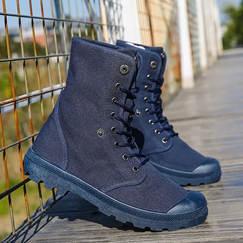 Funki Findz | Boots | Men's Canvas High Top Combat Boots