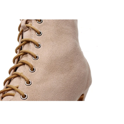 Funki Findz | Boots | Women's Lace-up Suede Dress Boots