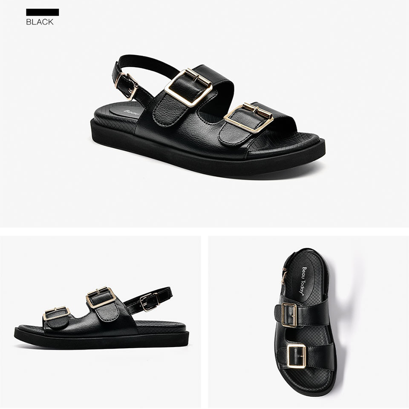 Funki Findz | Shoes | Women's Summer Leather Slide Sandals