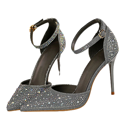 Funki Findz | Shoes | Women's Shiny Rhinestone Designer Heels