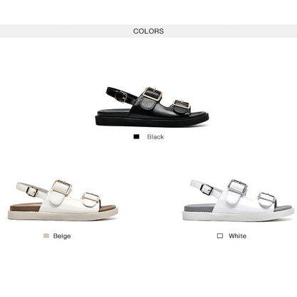Funki Findz | Shoes | Women's Summer Leather Slide Sandals