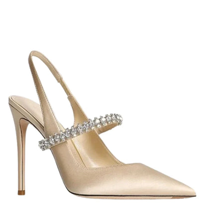 Funki Findz | Shoes | Women's Luxury Diamante Satin Stilettos