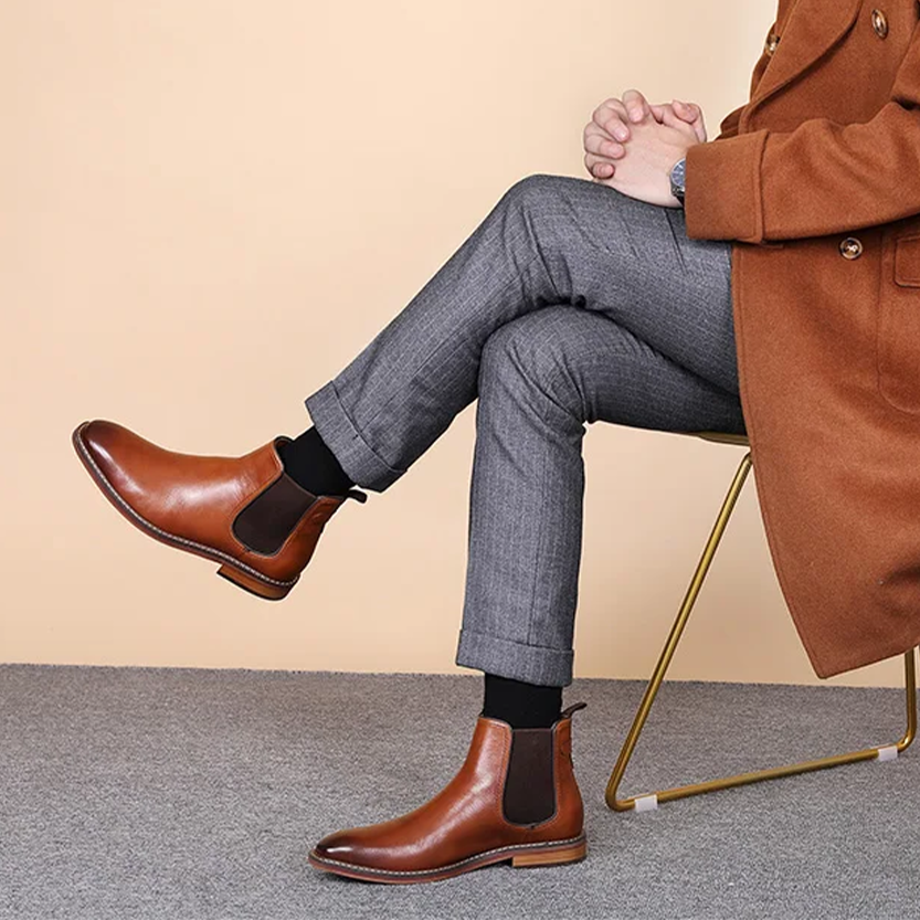 Funki Findz | Boots | Men's Stylish Luxury Leather Chelsea Boots