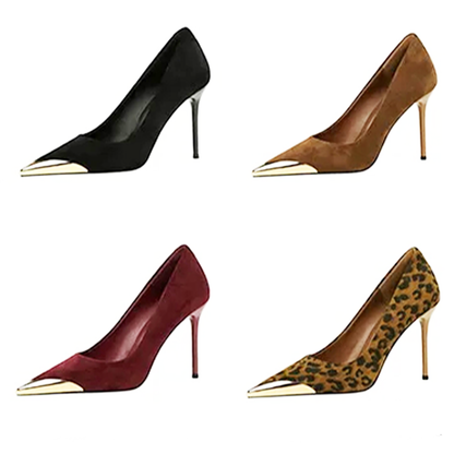 Funki Findz | Shoes | Women's Leopard Print Stilettos Metal Heel