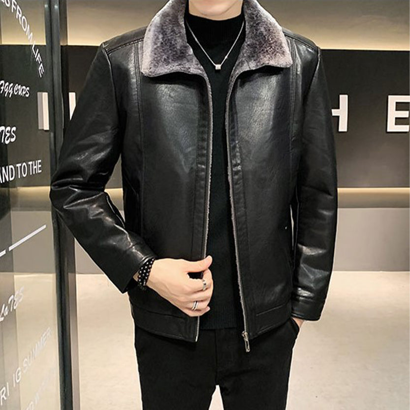 Funki Findz | Jackets | Men's Luxury Faux Leather Winter Jacket