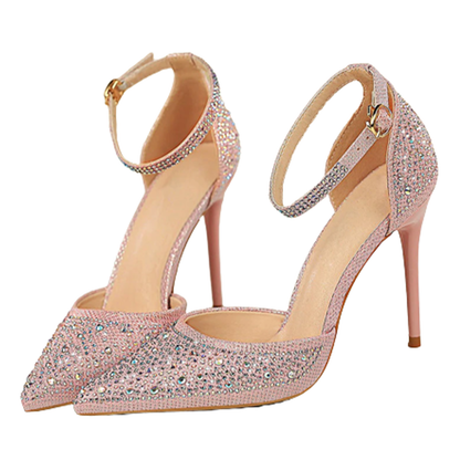 Funki Findz | Shoes | Women's Shiny Rhinestone Designer Heels