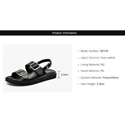 Funki Findz | Shoes | Women's Summer Leather Slide Sandals