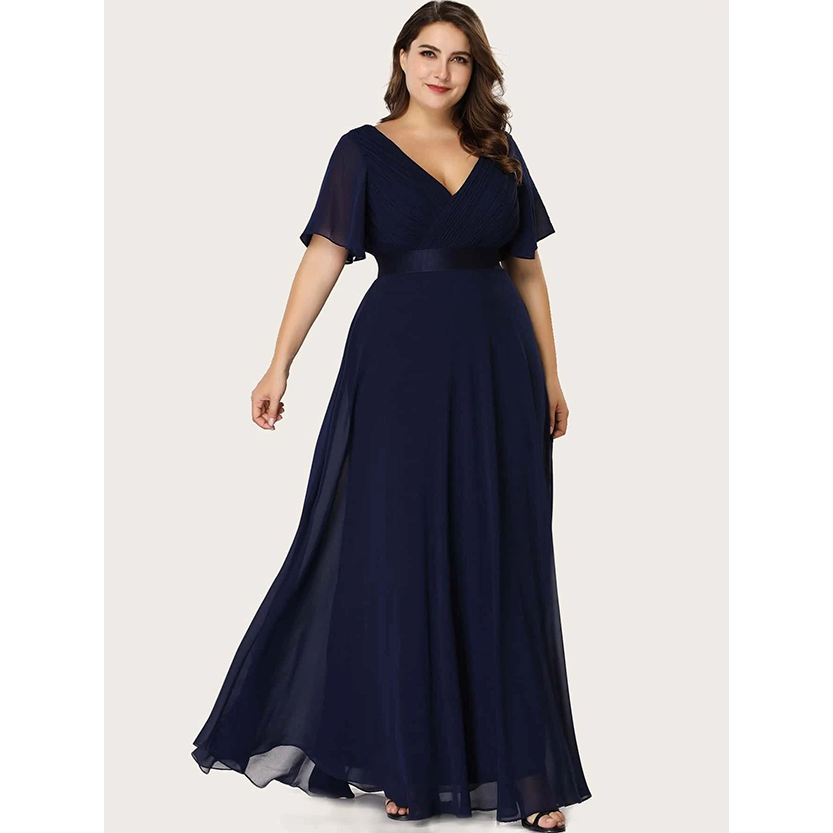 Funki Findz | Dresses | Women's Elegant Chiffon Evening Dress