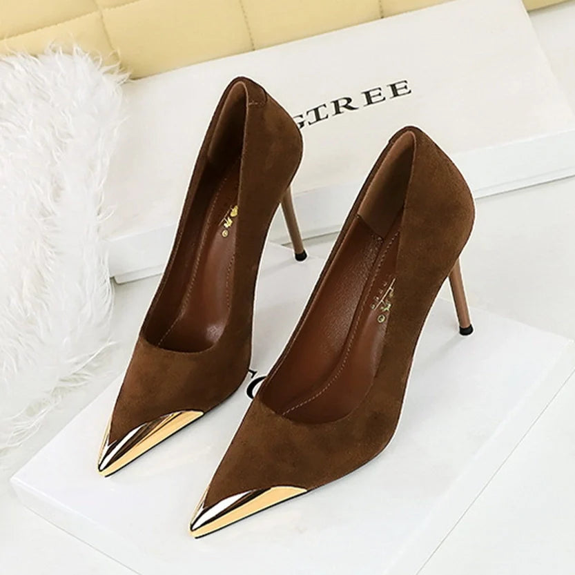 Funki Findz | Shoes | Women's Leopard Print Stilettos Metal Heel
