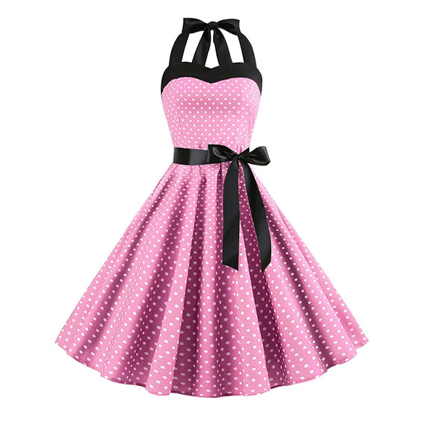 Funki Findz | Dresses | Women's Rockabilly Swing Halter Dress