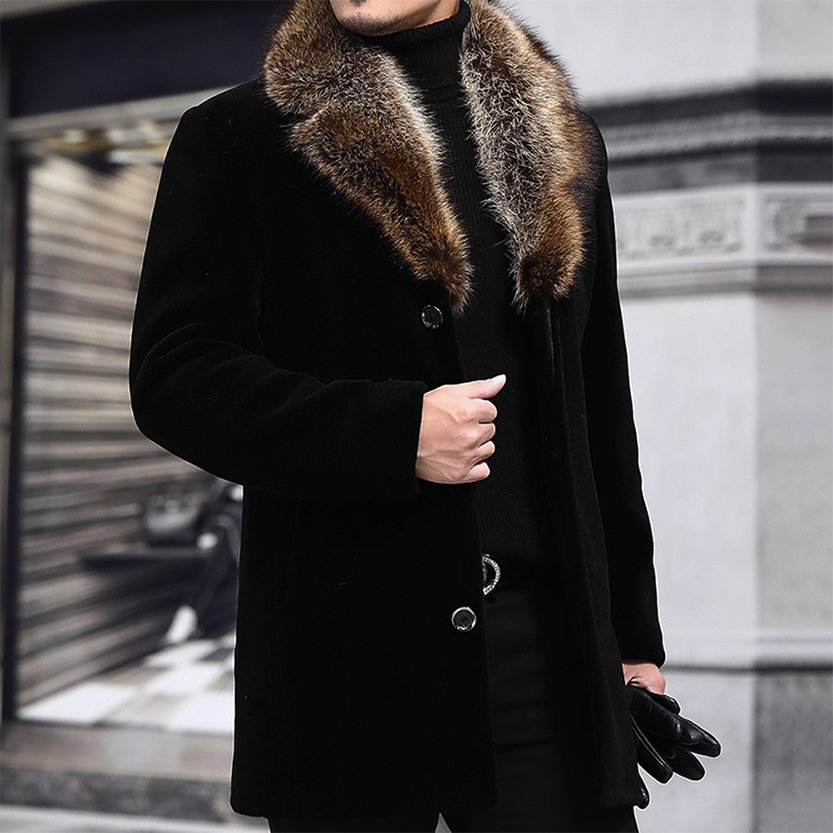 Funki Findz | Jackets | Men's Luxury Faux Fur Winter Jacket