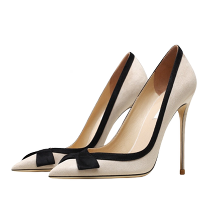 Funki Findz | Shoes | Women's Luxury Leather Bow Knot Stilettos