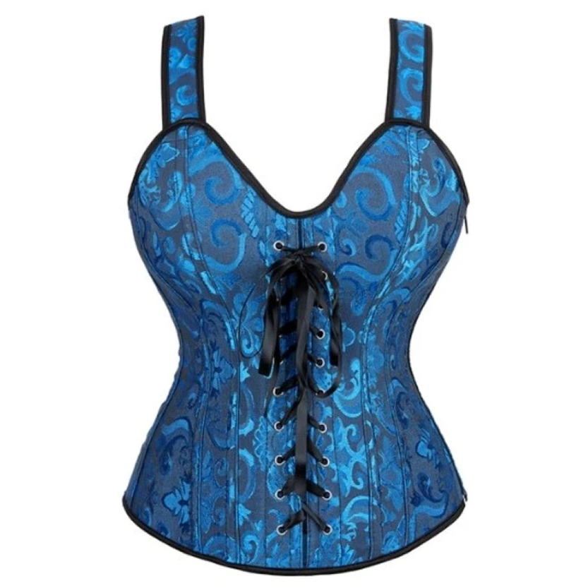 Funki Findz | Lingerie | Women's Victorian Satin Lace Up Corsets