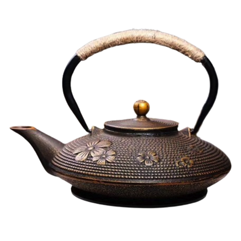 Funki Findz | Teapots | Cherry Blossoms Cast Iron Tea Kettle