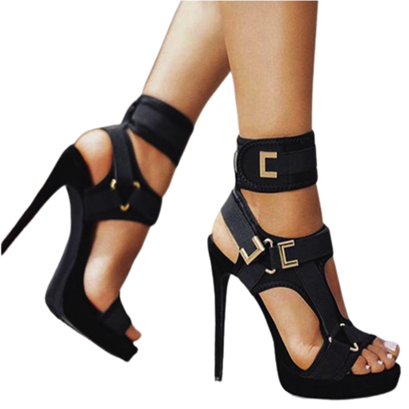 Funki Findz | Shoes | Women's Sky High Strappy Platform Sandal