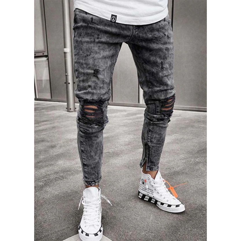 Funki Findz | Pants | Men's Stretch Slim Fit Cargo Skinny Jeans