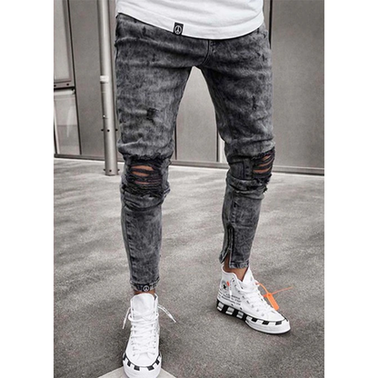 Funki Findz | Pants | Men's Stretch Slim Fit Cargo Skinny Jeans