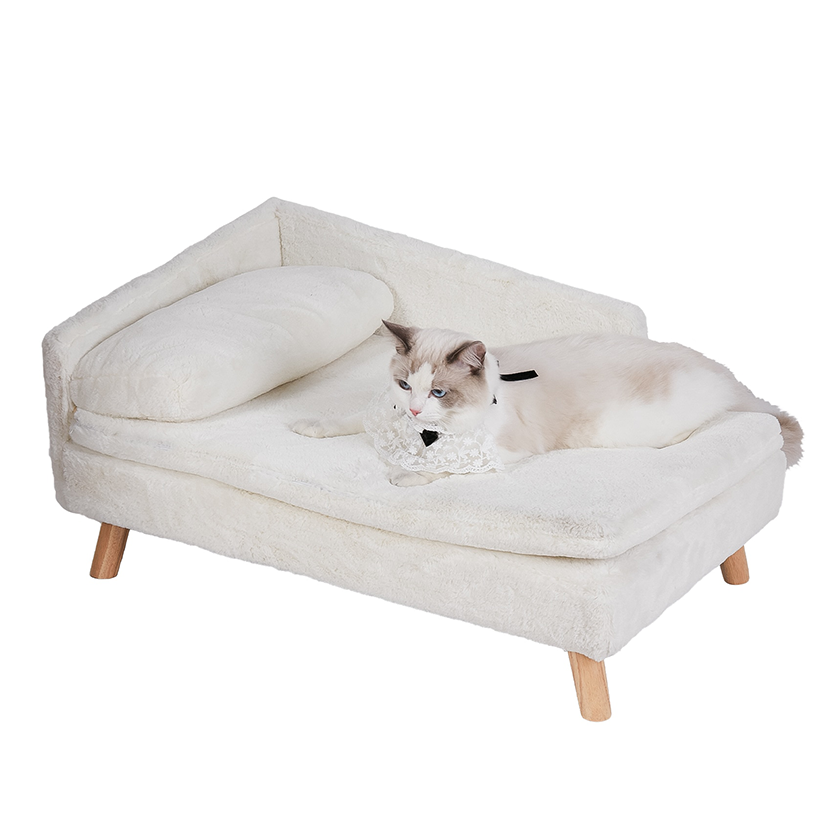 Funki Findz | Pet Beds | Luxury Dog Cat Raised Chaise Lounge