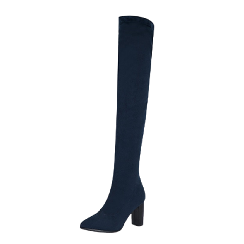 Funki Findz | Boots | Women's Over Knee High Block Heel Boots